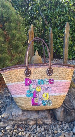 Strandtasche/ Strohtasche aus Seegras