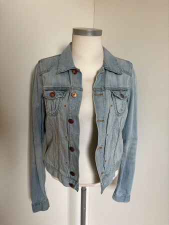 Jeansjacke, hellblau, Gr. S