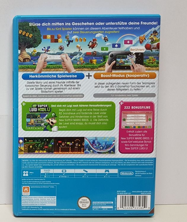New Super Mario Bros.U + New Super Luigi U / Wii U Kaufen auf Ricardo