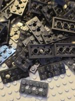 Lego 19x Technik Platten 2x4 (3709) schwarz