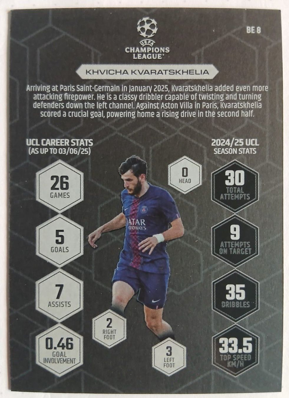 Topps Carte collezionabili: Toops Black Edge Editon Khvicha Kvaratskhelia – Nuovo (secondo la descrizione) da Obergösgen venduto da tss_g2bj 1
