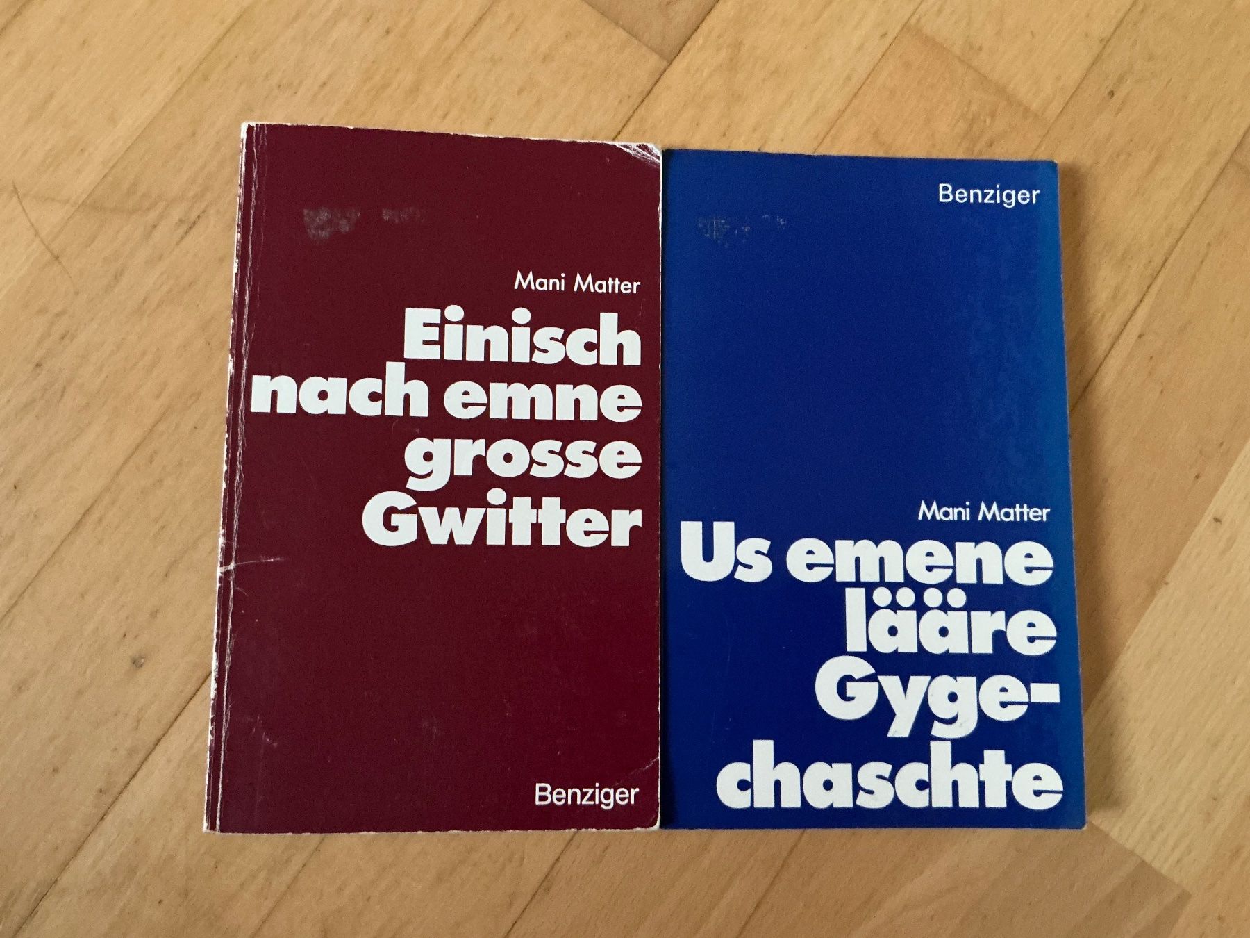 Libri: 2 Mani Matter Liederbücher – Usato da Bern venduto da Sistakaiman