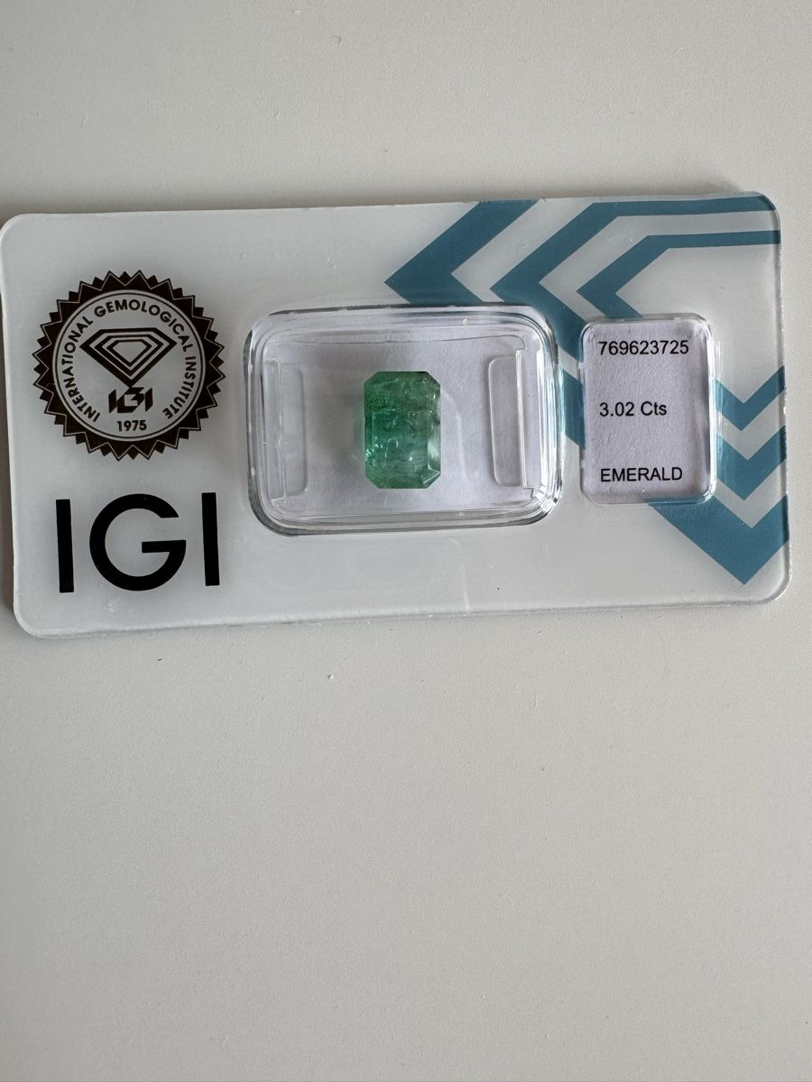 Edelsteine: 3.02 carat Emerald  – Neu und originalverpackt aus Bern von far_x9zx