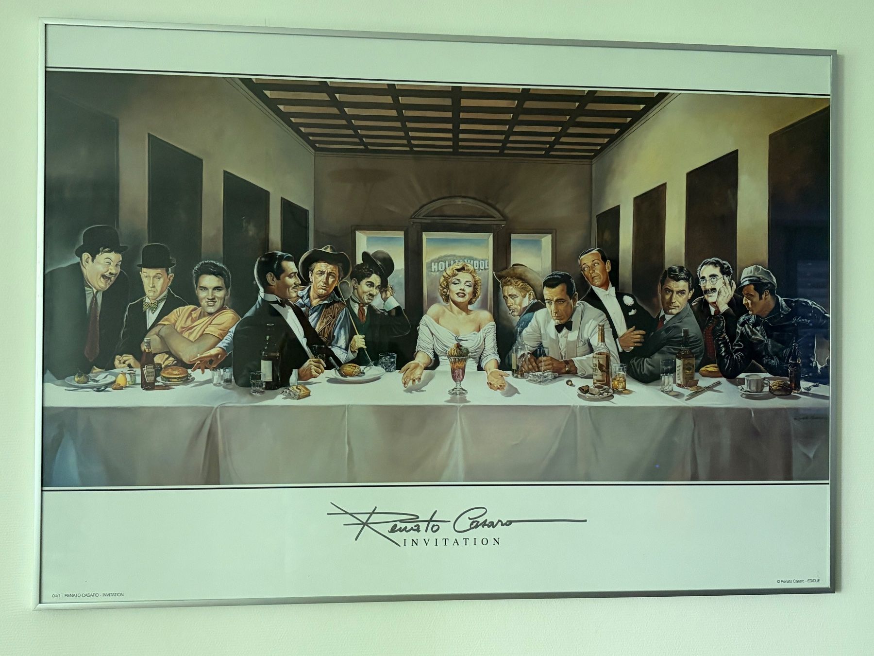 Foto & Immagini: Hollywood Stars "Last Supper" Print Poster – Usato da Urtenen-Schönbühl venduto da dom_wtt5