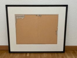 Grosser Bilderrahmen ohne Glas, schwarz