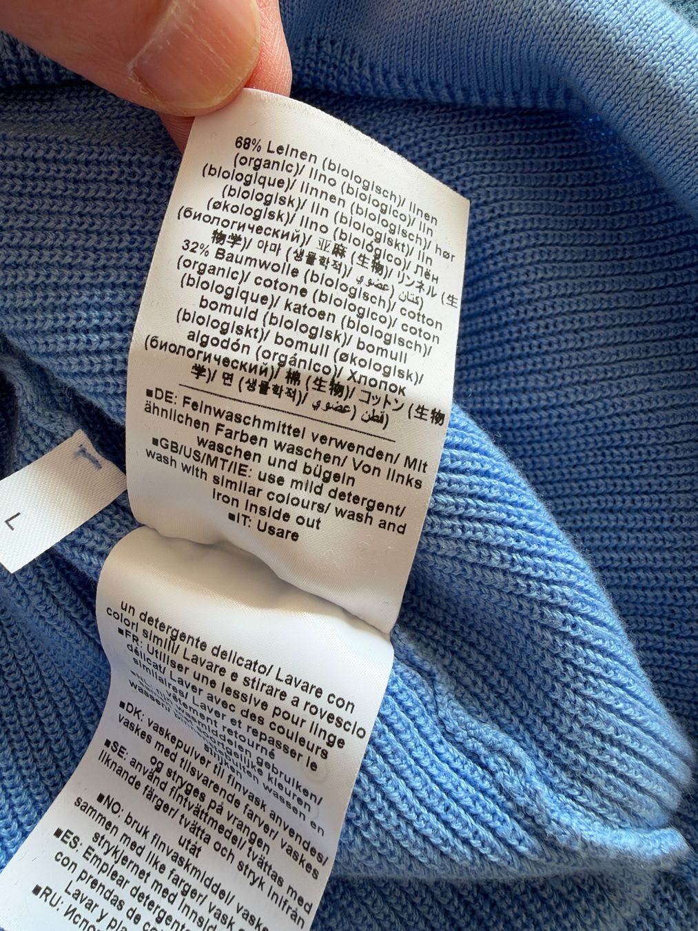 Closed Pullover & Sweatshirts: CLOSED Pullover Hellblau Leinen/Baumwolle Grösse L – Gebraucht aus Ennetbaden von DanielCPH 5