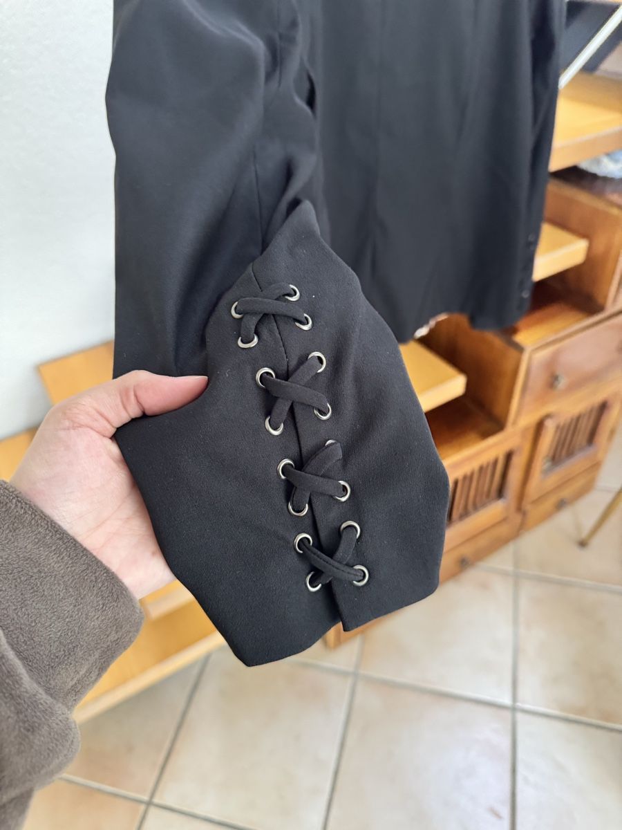 Giacche: blazer vintage noir avec intérieur léopard – Usato da Lonay venduto da nei_79jc 6