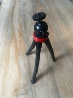 Mini Stativ mit Kugelkopf schwarz rot
