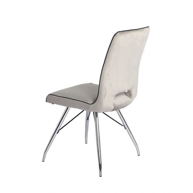 Sedie: chaises velours gris clair moderne  – Usato da Thônex venduto da emm_7r8p
