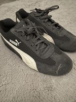 PUMA Speedcat Mesh Sneaker Gr. 42.5 Schwarz/Grau 