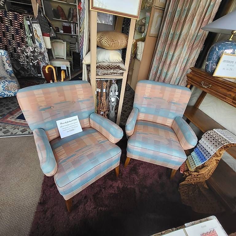 Fauteuils: Paire de Fauteuils 1930 a 50% – D'occasion à Genève par Pacoloco74
