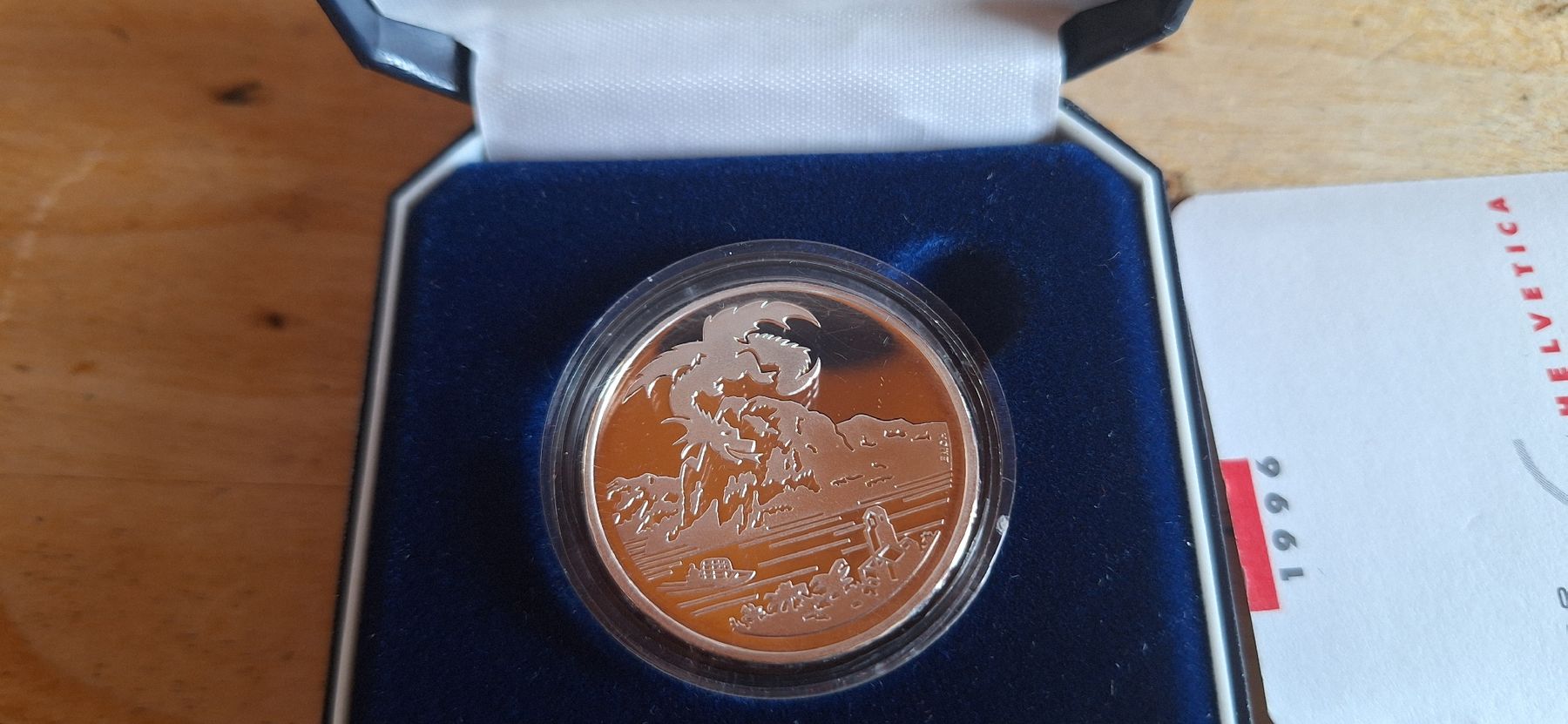 Tutti le monete: Pièce de collection Breno Dragon 1996- – Nuovo e nell'imballaggio originale da Le Sentier venduto da Loorenz 1