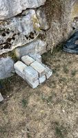 37 Laufmeter Granit Randsteine sauber ohne Beton