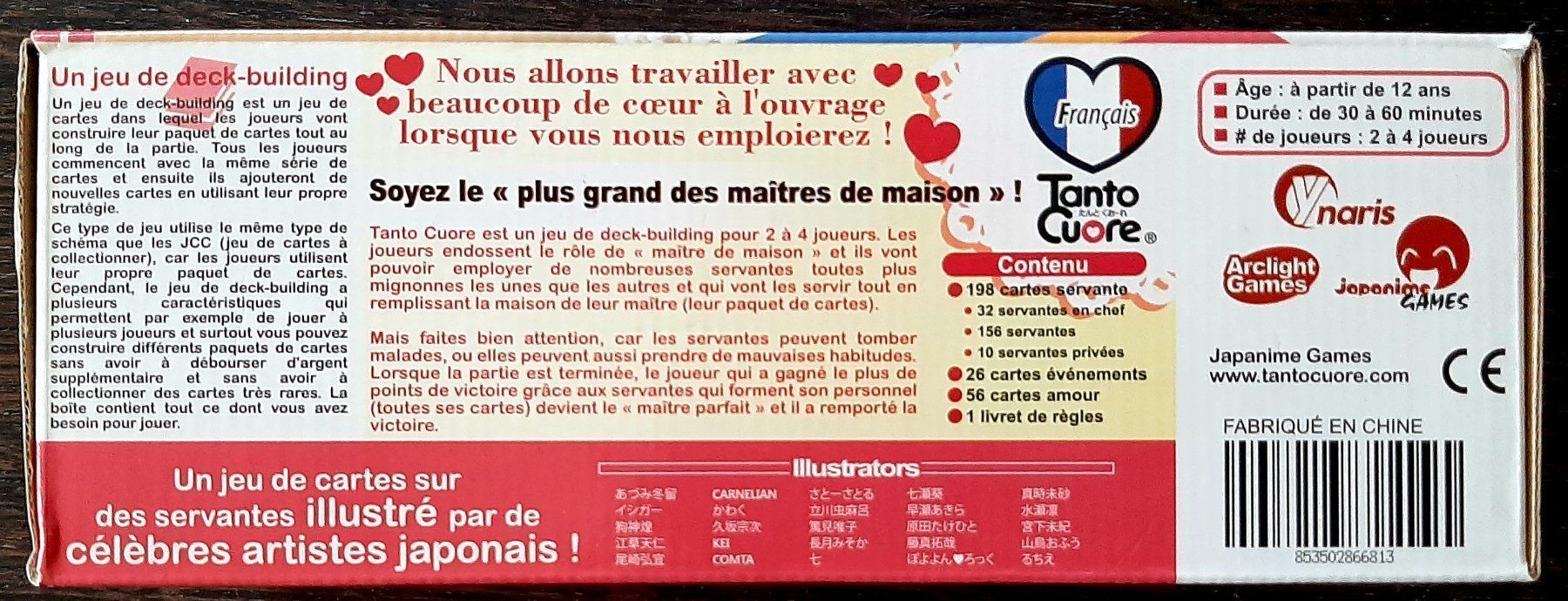 Giochi: Tanto Cuore version française – Usato da Montet (Glâne) venduto da KOADA 1
