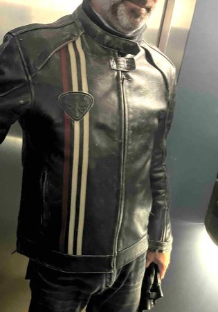 Veste moto Triumph - vintage look
