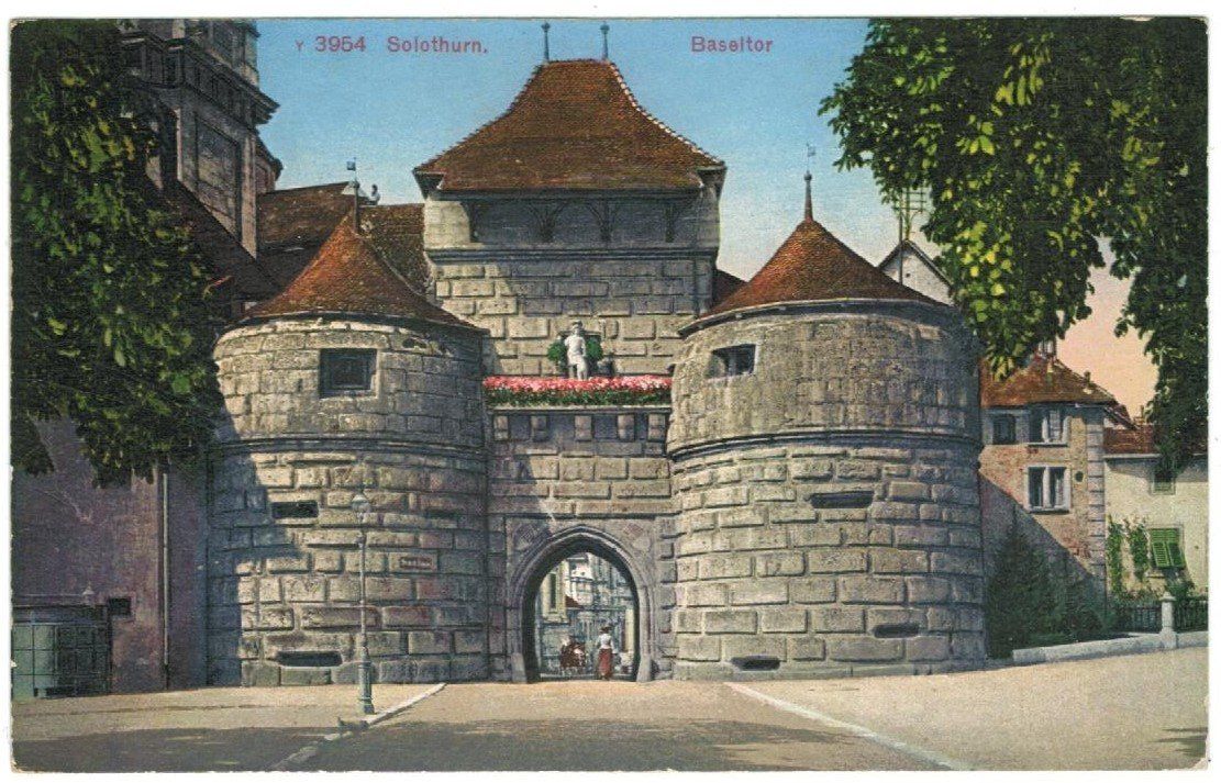 Ansichtskarten: AK Solothurn Baseltor – Gebraucht aus Zürich von Tolima194