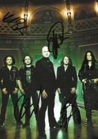 UNISONIC in person Autogramm Grossfoto (Kiske / Hansen)