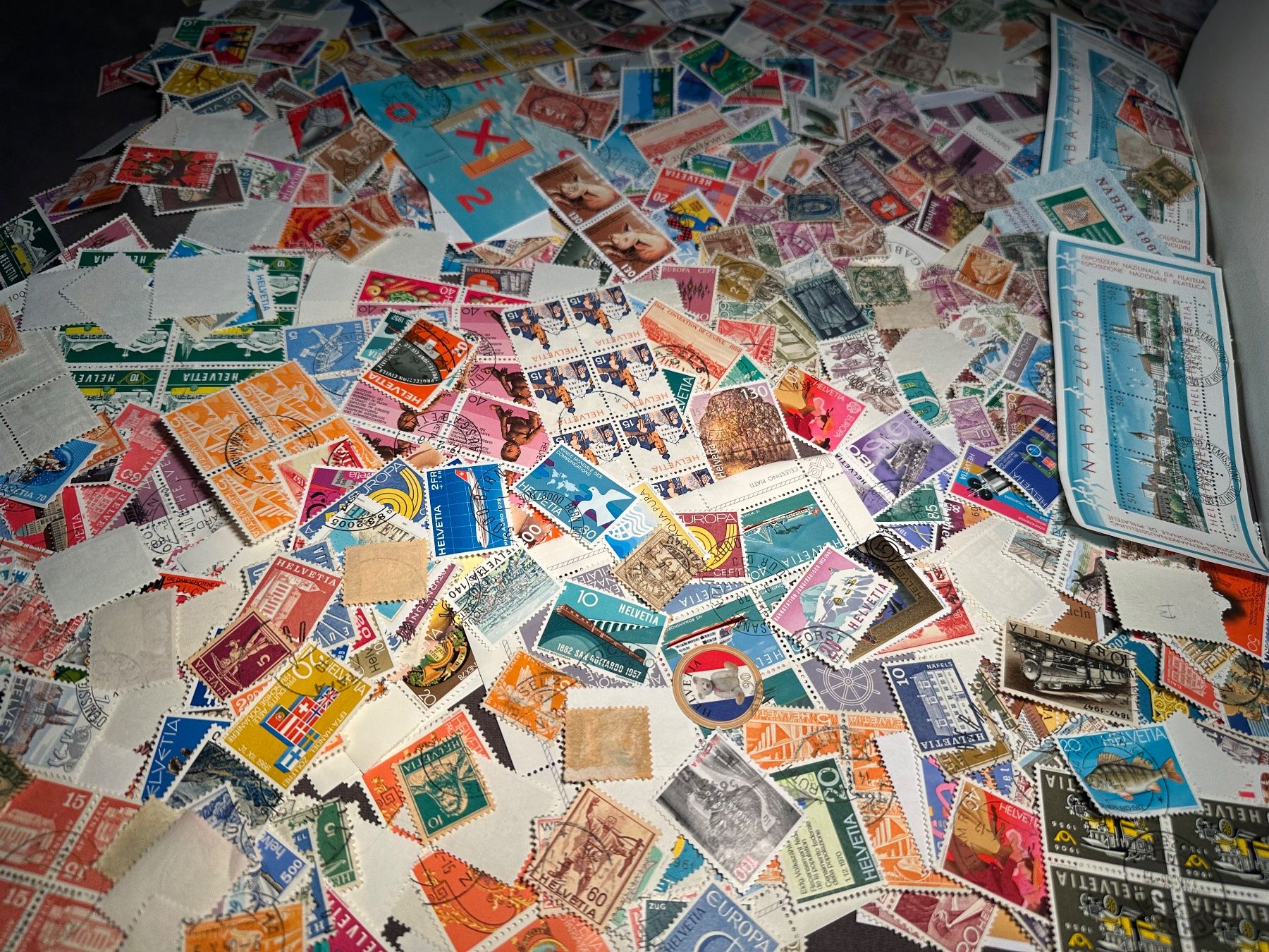 Alle Briefmarken: XXL Sammlung abgelöste Briefmarken CH – Gebraucht aus Stettfurt von 2442 6