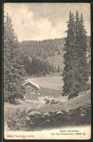Lac des Chavonnes, Pension, vers 1920