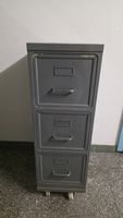 Aktenschrank 3 Schubladen grau Metall gebraucht