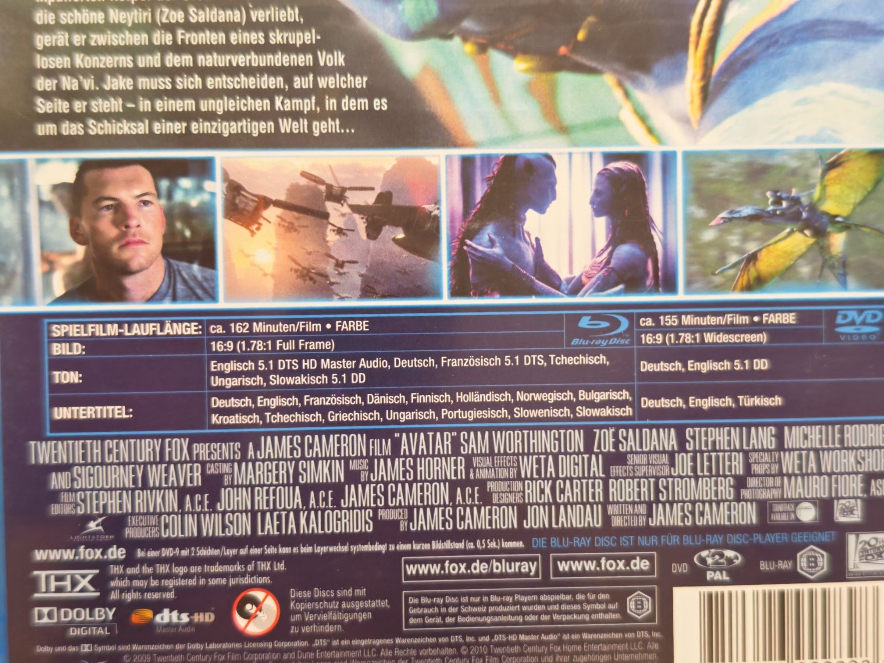 Tutti i DVDs: Avatar - Aufbruch nach Pandora – Usato da Liestal venduto da Kratzilla 4
