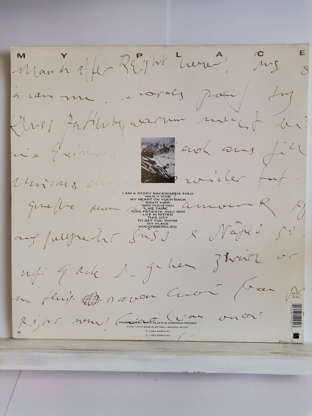 Schallplatten: Stephan Eicher - My Place LP – Gebraucht aus St. Gallen von Bir_Rer 1