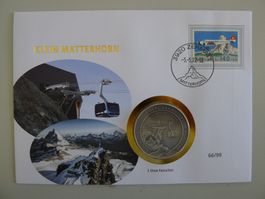 2022: Numisbrief: KLEIN MATTERHORN + 1Unze Silber, LIMITIERT
