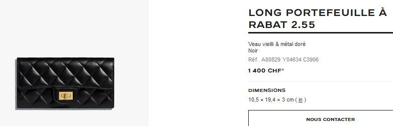 Chanel Portamonete: Portefeuille Chanel Wallet – Usato da Collonges venduto da Auganien 9