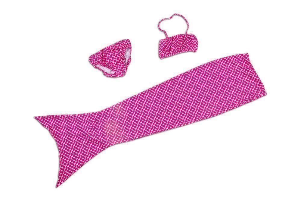 Costumi da bagno: Meerjungfrau Flosse Kostüm Bikini-Set pink oder blau – Nuovo e nell'imballaggio originale da Schaffhausen venduto da Spezialist 1