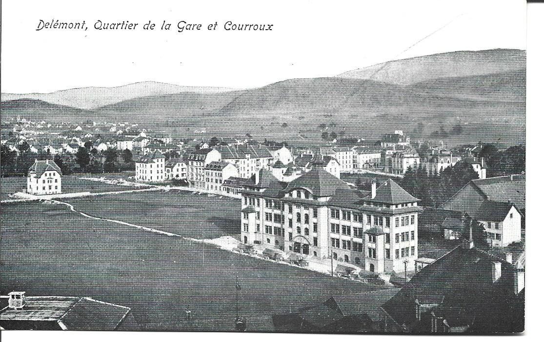 Cartoline postali: AK Delémont – Usato da Appenzell venduto da mai25