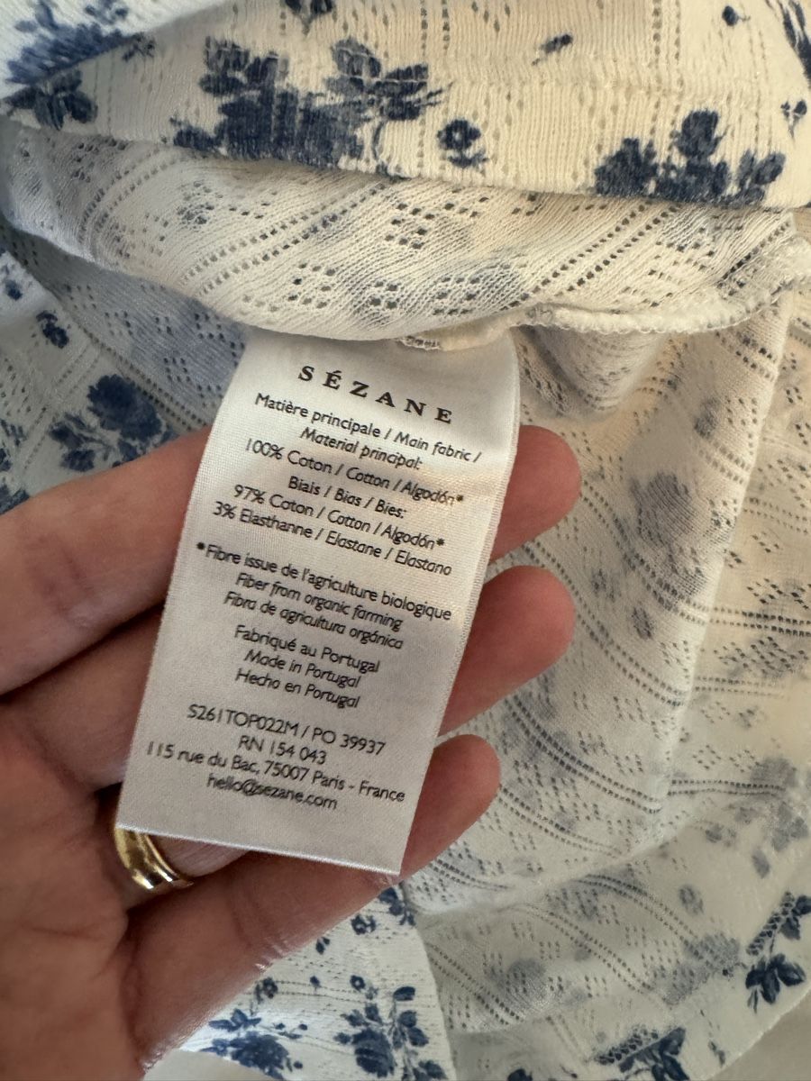 Sezane Top: Sézane Juan Top – Nuovo (secondo la descrizione) da Aarau Rohr venduto da ash_m7hq 2