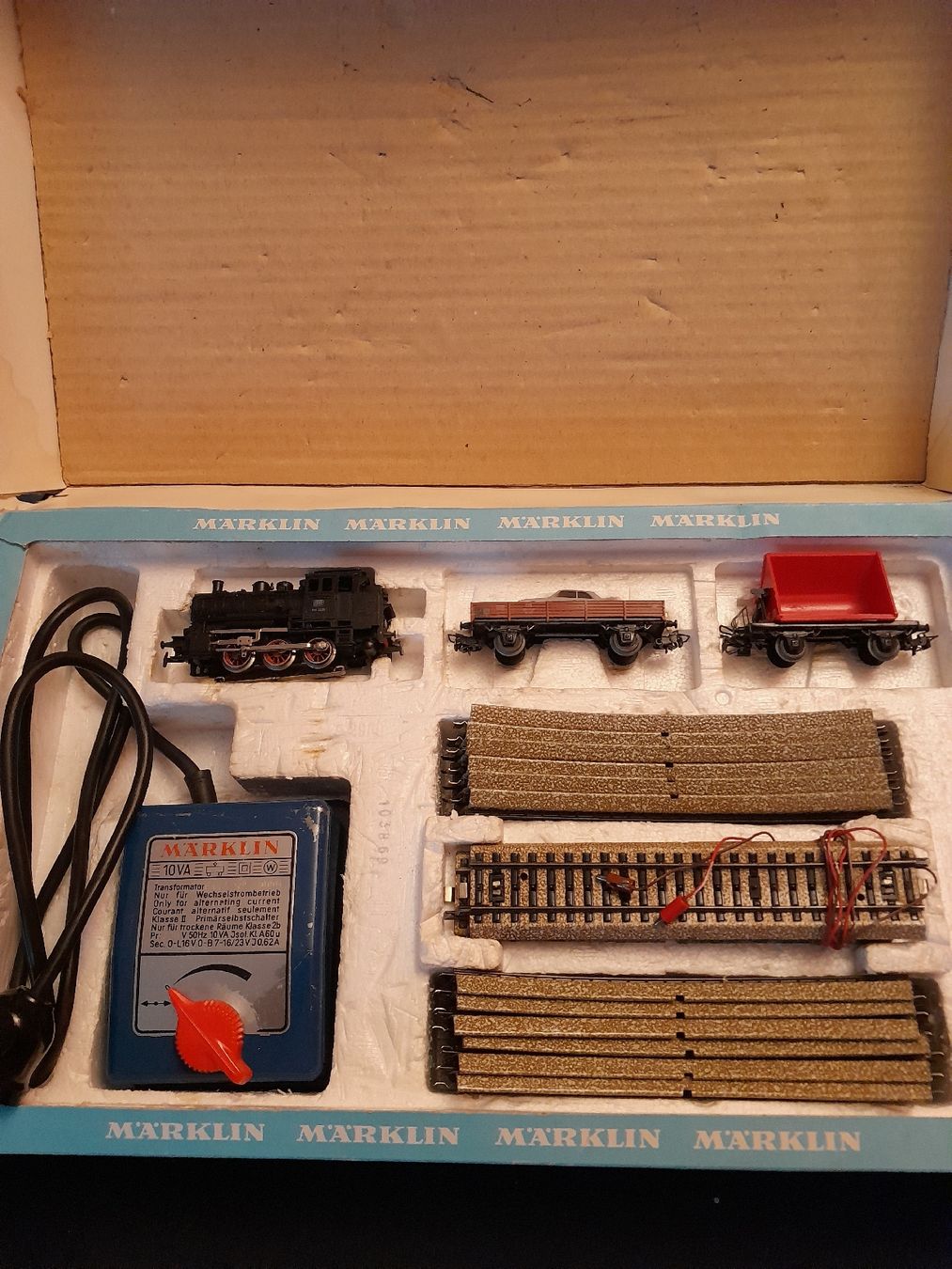 Märklin Modellini di ferrovie: Vintagg Maerklin Guterzug mit Transformator  – Usato da oekingen venduto da beauty1964 1
