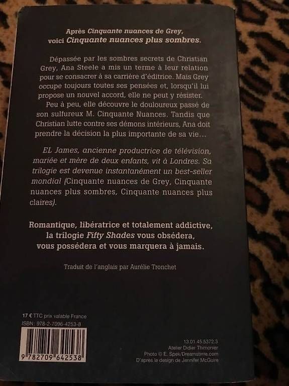 Libri: Cinquante nuances plus sombres – Usato da Lausanne venduto da misskittytatzen