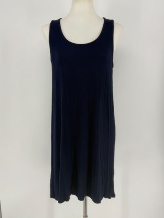 Blaues Jersey Kleid Gr. M von Chicorée 