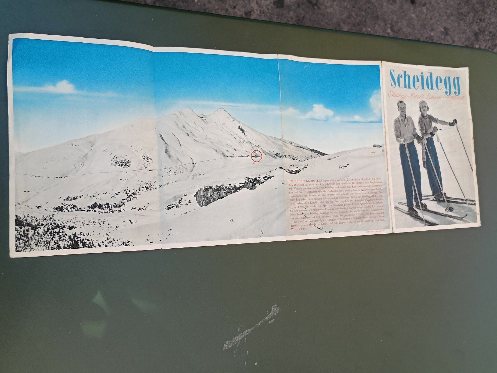 Documenti: Prospekt / Scheidegg - Scheidegg Hotels Berner Oberland 1930 – Usato da Brugg AG venduto da Ente015 4