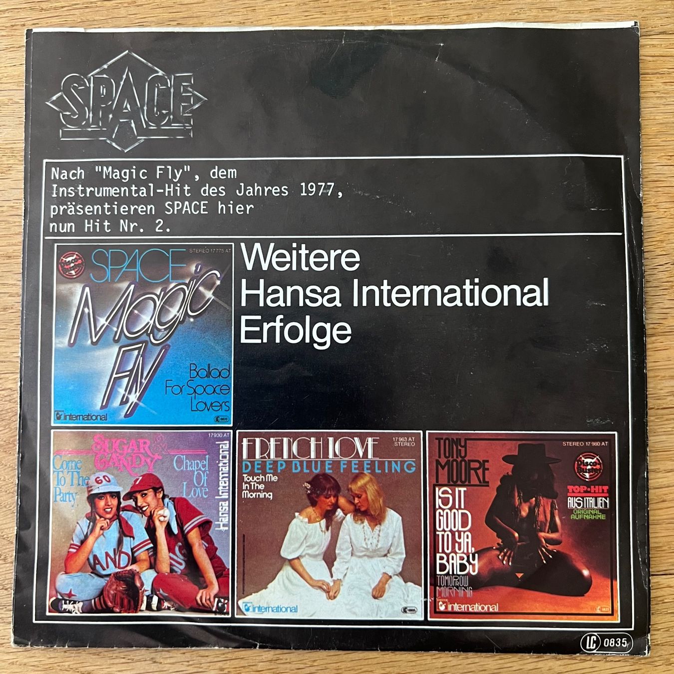 Dischi in vinile: Space - Carry On, Turn On Me / 1. D-Press. 1977 – Usato da Gais venduto da soundcave57 1