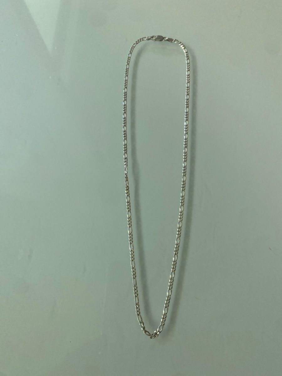 Catenine: Chaîne Figaro en argent sterling, élégante et fine – Nuovo (secondo la descrizione) da Geneve venduto da pat_p76n