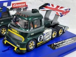 Carrera Digital 132 Race Truck Cabover British Racing Green