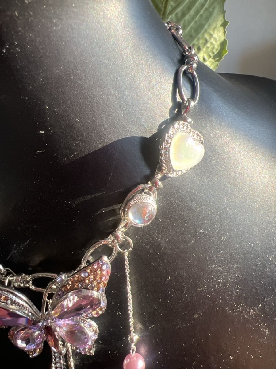 Ketten: Schöne funkelnde Kette mit Schmetterling  – Neu (gemäss Beschreibung) aus Seon von Sunny-Schmuck78 2