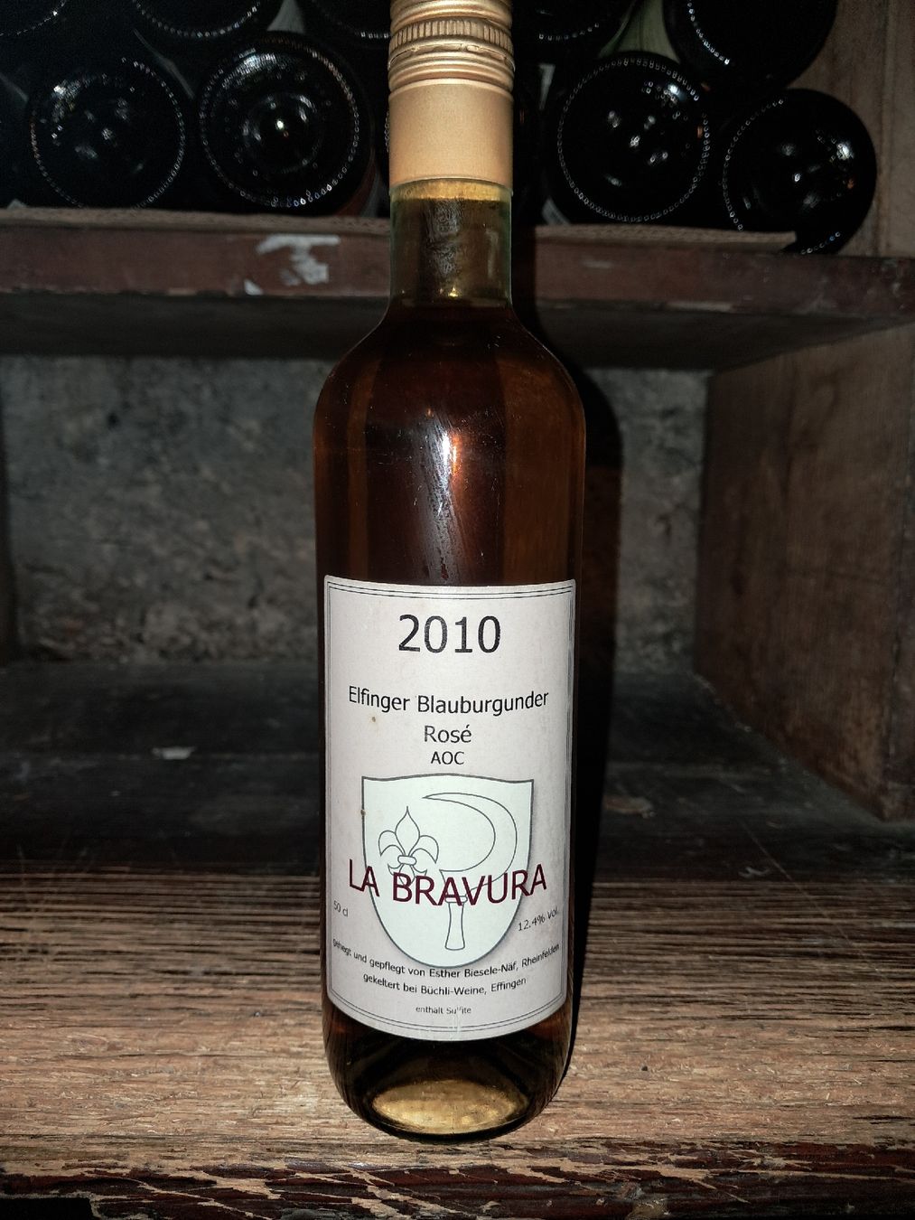 Vino: Elfinger Blauburgunder Rosé 50cl 2010 – Nuovo e nell'imballaggio originale da Le locle venduto da juliensaran
