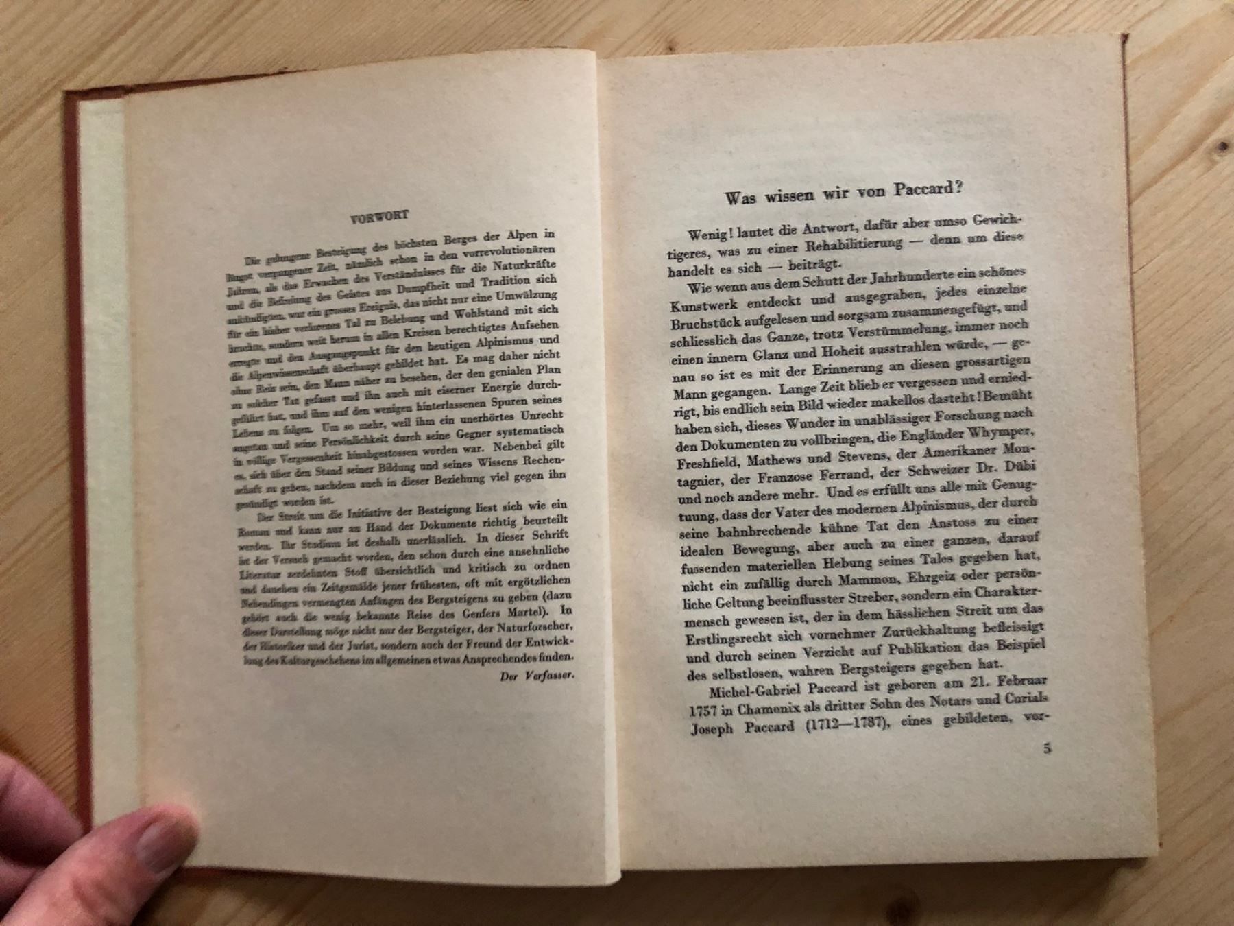 Libri: Carl Egger: Michel-Gabriel Paccard und der Montblanc – Usato da Zürich venduto da allp 3