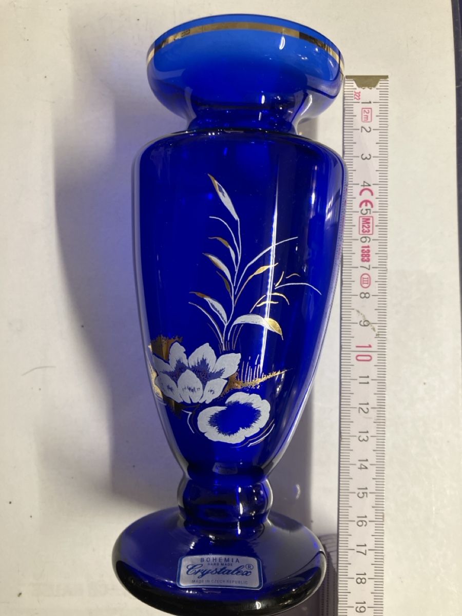 Vasen & Gefässe: Bohemia Kristallvase – Gebraucht aus Erlenbach im Simmental! von Simmentaler-Perlen