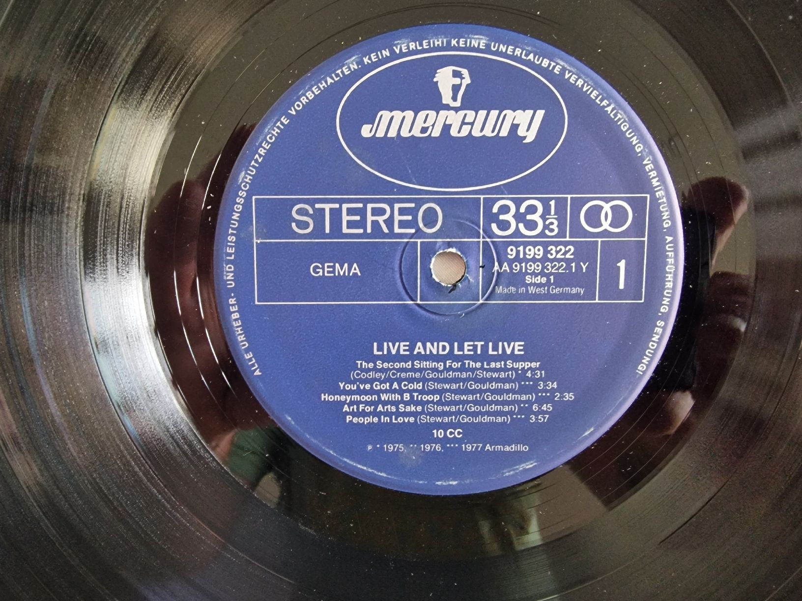 Dischi in vinile: 10CC - Live and let Live – Usato da Pfaffnau venduto da gunport 2