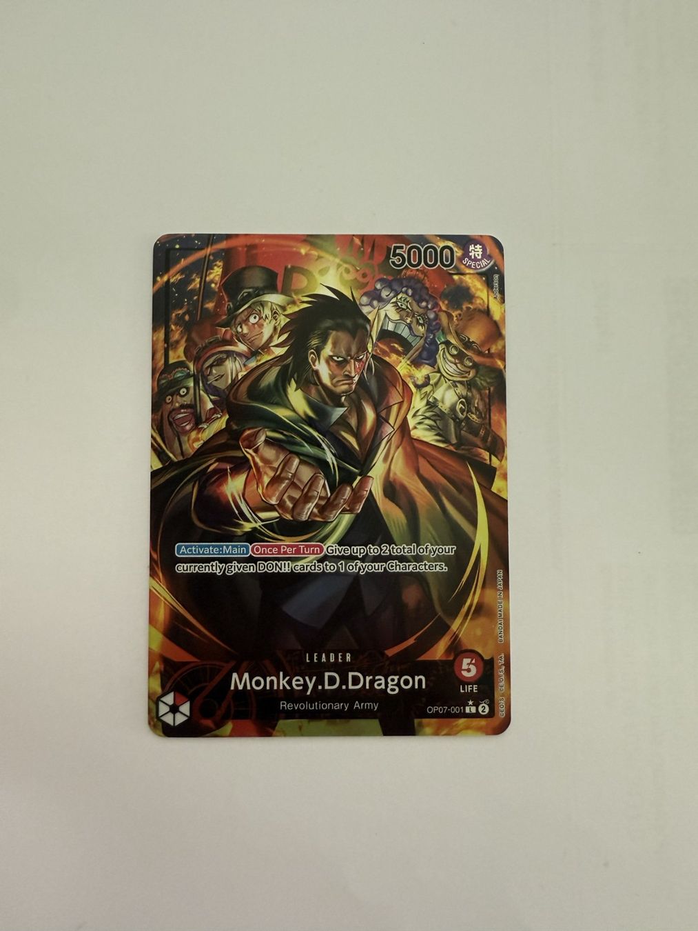 Bandai Carte collezionabili: Dragon  Leader OP07-001 – Nuovo (secondo la descrizione) da Urtenen-Schönbühl venduto da jul_c8v2
