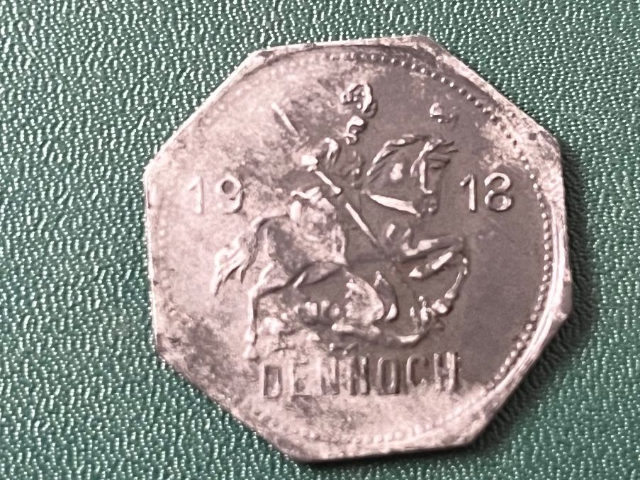 Tutti le monete: Mansfeldsche Gewerkschaft 50 Pfennig 1918 – Usato da Neuenhof venduto da Mastermind-00 1