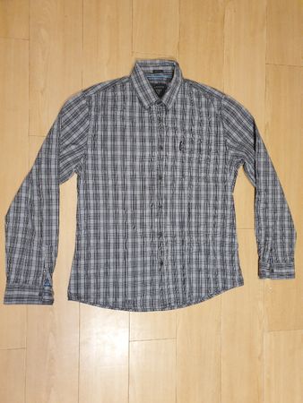 Guess Herren Hemd Grösse XL SlimFit Top Zustand Grau