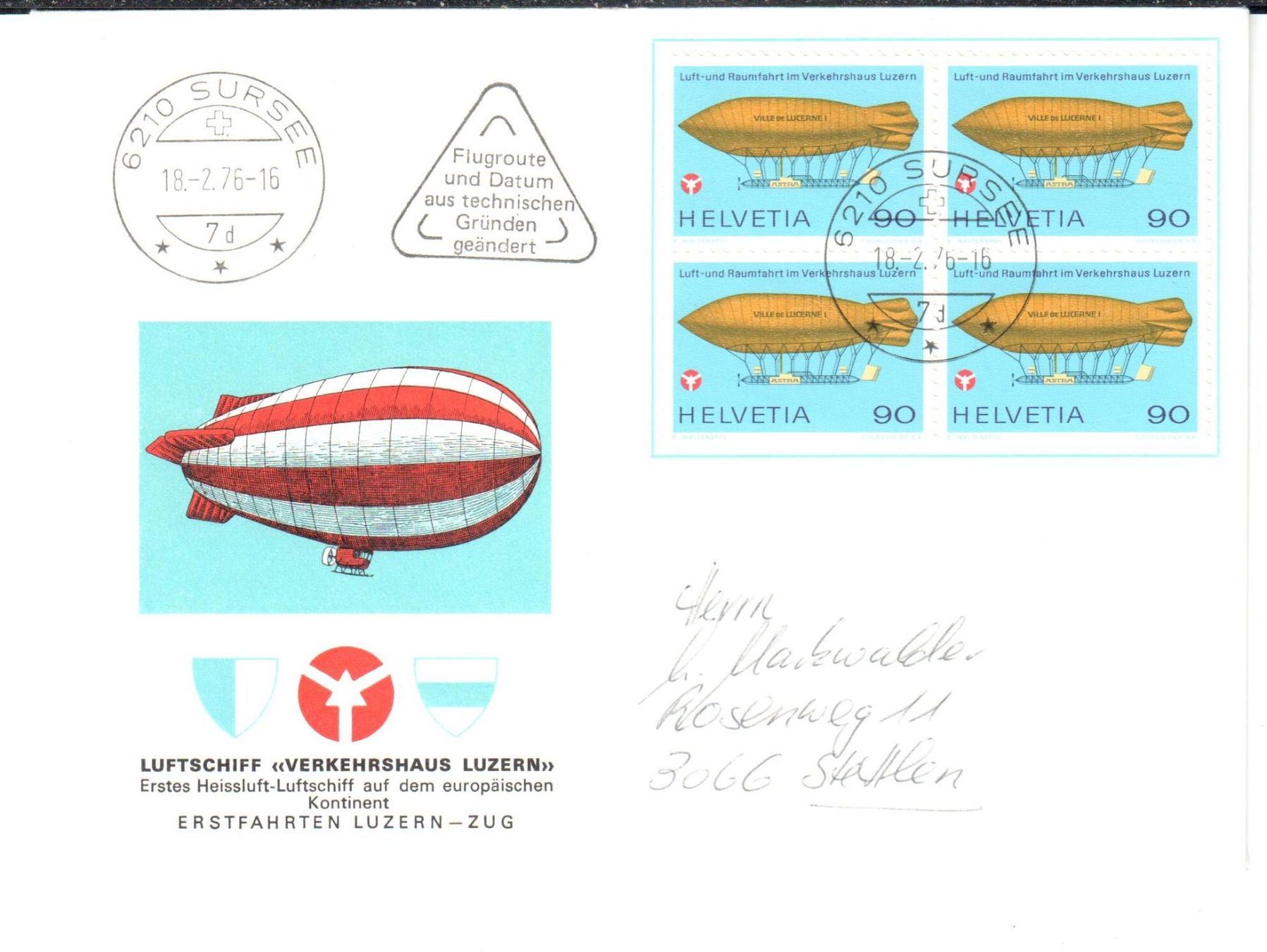 Tous les timbres: LOT FLUGPOSTBELEGE – D'occasion à Glattfelden par Schmue23 3