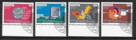 OMPI (D XII) Serie 1 - 4 ET Halbmondstempel Genève 27.5.1982