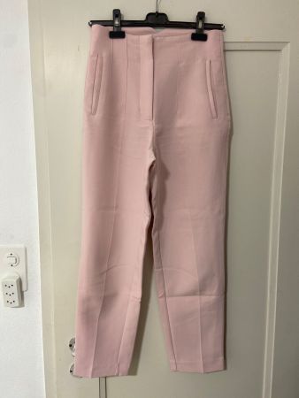 Zara Hosen mit Hohem Bund Rosa Gr. S