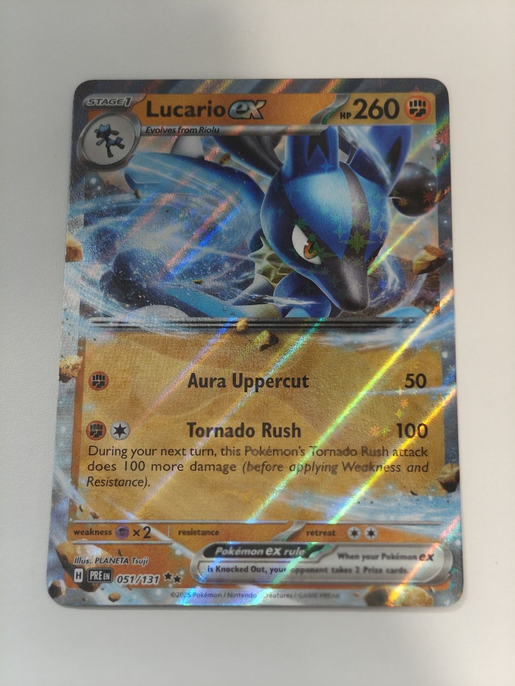 Pokémon Sammelbilder & Trading cards: Lucario EX 051/131 EN – Neu (gemäss Beschreibung) aus Therwil von Cordachu_Trade